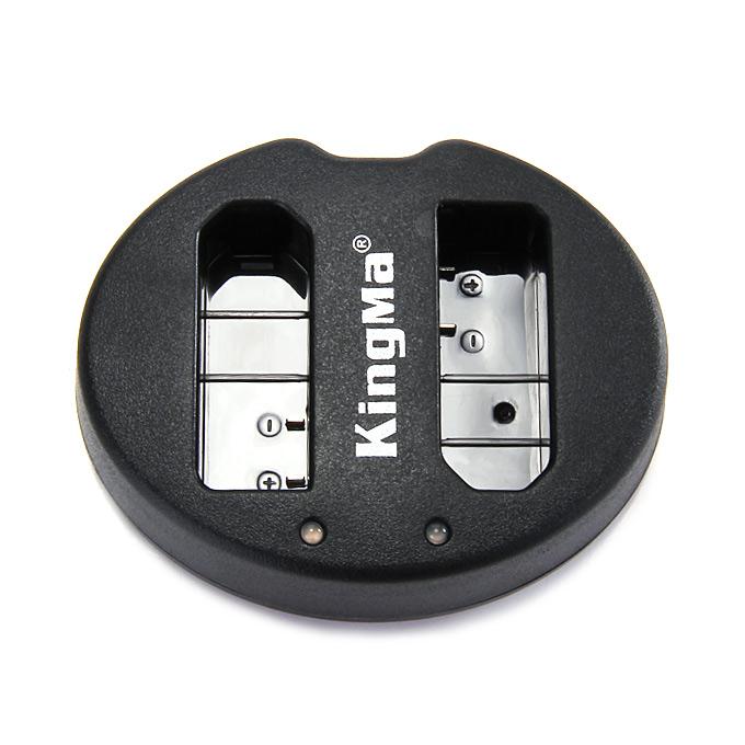 KingMa BM015-ENEL14 Battery Charger for Nikon D3100 D3200 D5100 P7100 P7000 Dual 2-Channel Battery Charger
