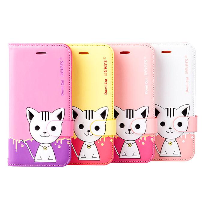[Wholesale] 10pcs Leiers Domi Cat TPU Leather Case Protective Cover for Apple iPhone 6 Plus 5.5inch - Yellow