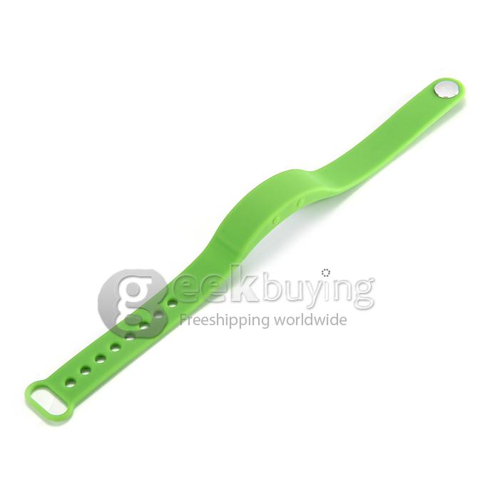 W5 Multifunctional LED USB Smart Bracelet With 3D Pedometer /Sleep Monitor Functions - Green