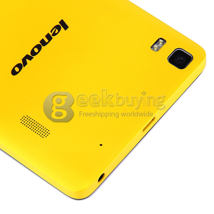[HK Stock]Lenovo Lemo K3 NOTE 5.5inch FHD 4G Smartphone Android 5.0 2GB 16GB 64bit MTK6752 Octa Core 1.7GHz IPS - Yellow