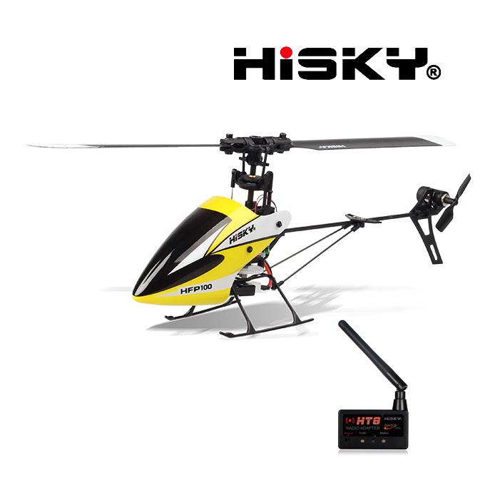 Hisky HFP100 V2 4CH Flybarless RC Helicopter 6 Axis Gyro With H-6 Transmitter