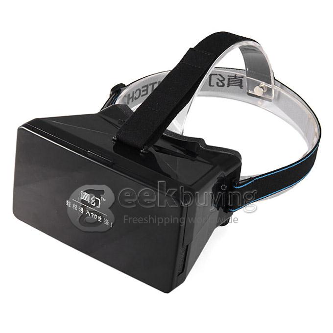 RITECH 3D Magic Box Universal 3D Virtual Reality VR Headset FOV75 Private Theater for 3.5-5.6inches Smartphones