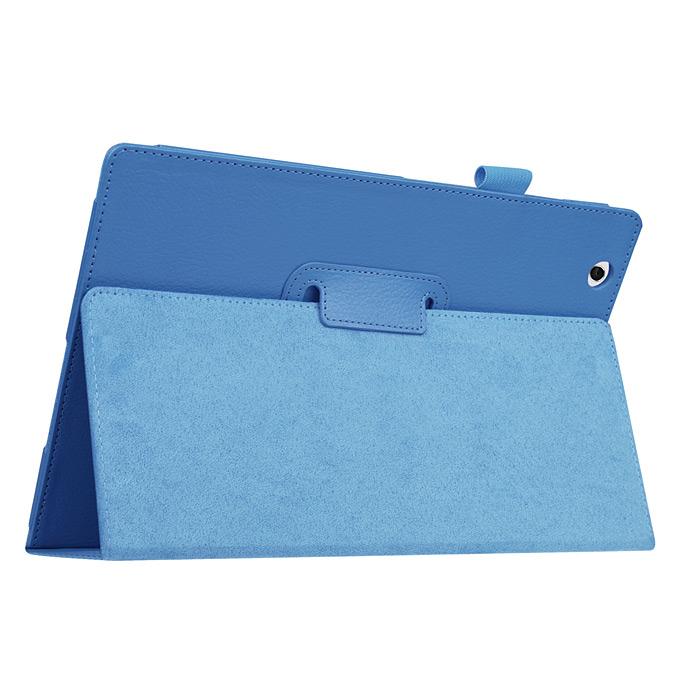 High Quality Folio PU Leather Stand Cover Case For Sony Xperia Z4 Tablet PC - Blue