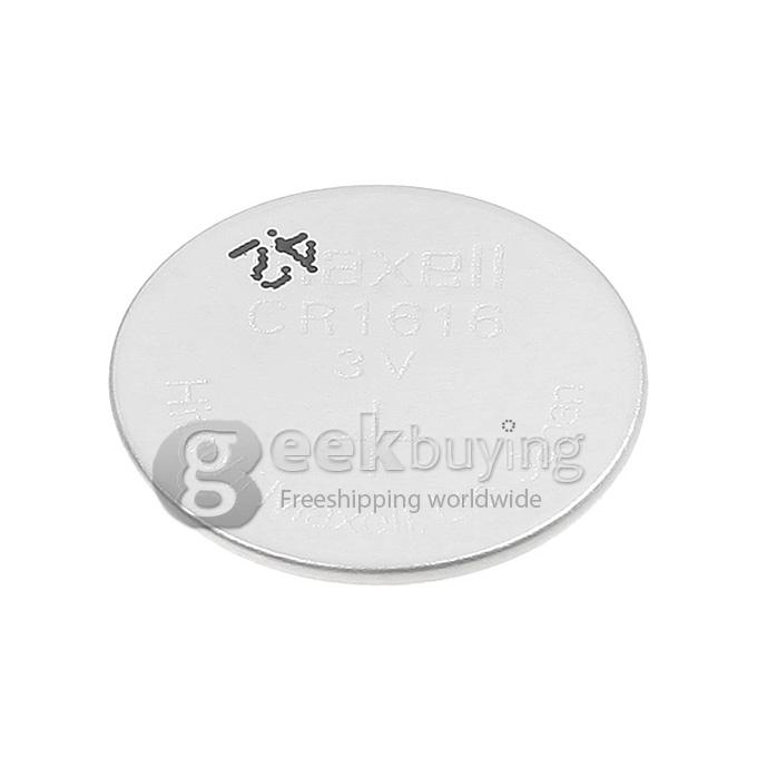 Maxell CR1616 220mAh 3V Lithium Battery with Button Design (5 PCs) - Silver