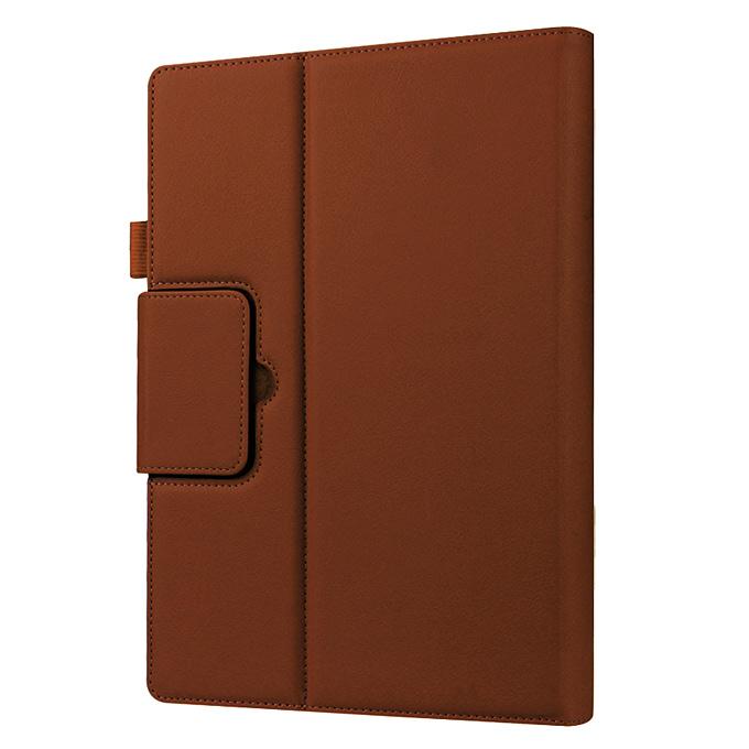New Folio PU Leather Keyboard Stand Cover Case For 10.8 Inch Microsoft Surface 3 Tablet - Brown