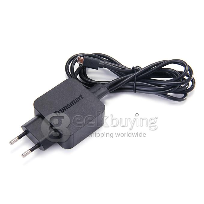 [Spain Stock] Tronsmart Quick Charge 2.0 18W AC Home Wall Travel USB Charger Fast Charger for Galaxy S6/S6 Edge, Note 4/Edge, Google Nexus 6, HTC M9, Xperia Z3/Z2 , Sharp Aquos Pad/Zeta,Xiaomi - EU Plug