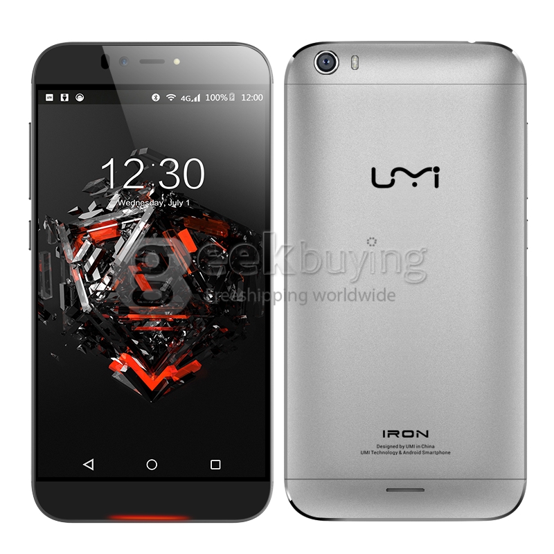 UMI IRON 4G LTE 5.5inch FHD Android 5.1 3GB 16GB Smartphone 64bit MTK6753 Octa Core 1.3 GHz 13.0MP Miracast OTG - Grey
