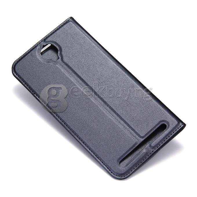 Original Flip Cover Protective Leather Case for UMI EMAX Smartphone - Black
