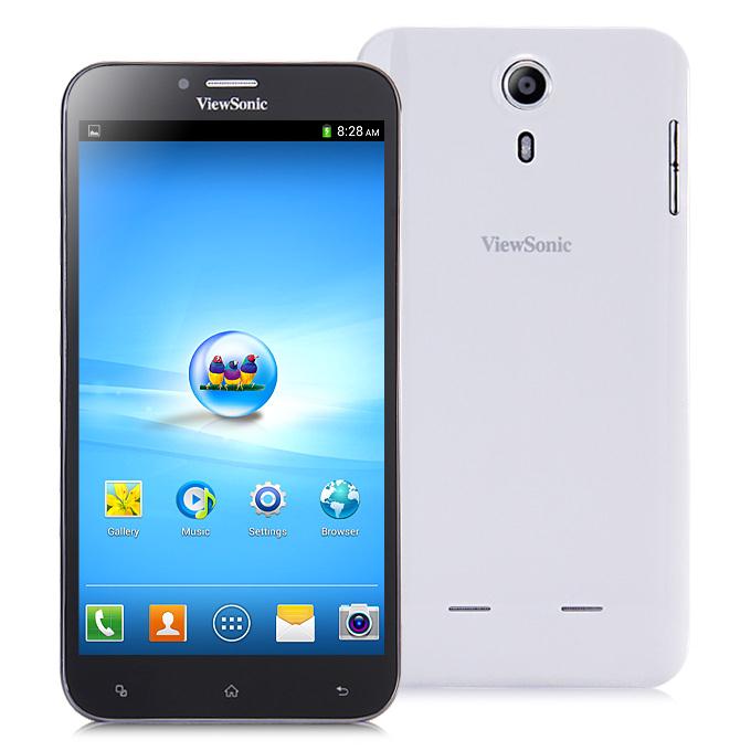 ViewSonic S600 6.4inch HD MTK6582 Quad Core 1.3GHz Smart Phone Android 4.2 1GB RAM 4GB ROM OTG - White