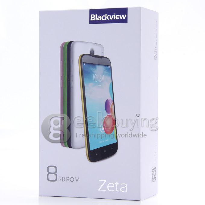 Blackview Zeta V16 5.0 Inch HD Android 4.4 1GB 8GB Smartphone MTK6592M Octa Core 1.4GHz 5.0MP 3G/GPS Miracast - Black