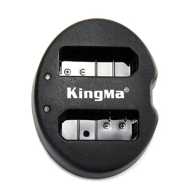 KingMa BM015-ENEL14 Battery Charger for Nikon D3100 D3200 D5100 P7100 P7000 Dual 2-Channel Battery Charger
