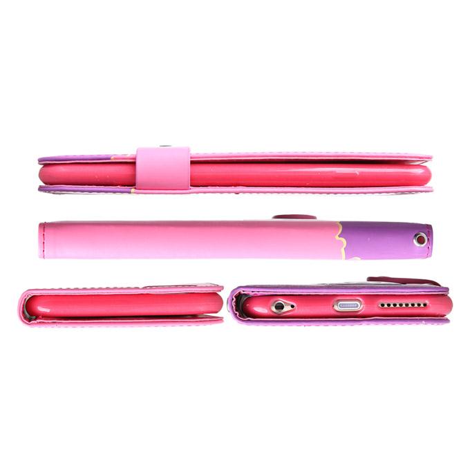 [Wholesale] 10pcs Leiers Domi Cat TPU Leather Case Protective Cover for Apple iPhone 6 Plus 5.5inch - Purple