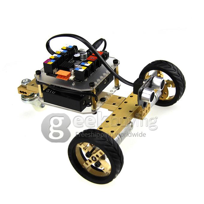 Makeblock Starter Robot Kit With Tank Wheel Style IR Version - Gold