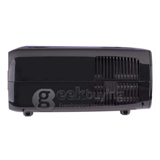 UHAPPY U20 Mini LED Multimedia Projector Portable Projector 60Lux 1080P AV/VGA/USB/SD/HDMI Input For iPhone/iPad - White