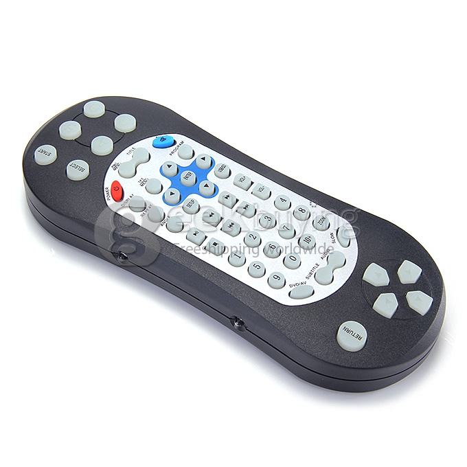 XD9901 9 Inch Digital HD LCD Bracket Car Headrest Monitor CD Games FM DVD Remote Controller Game Pad Function - Black