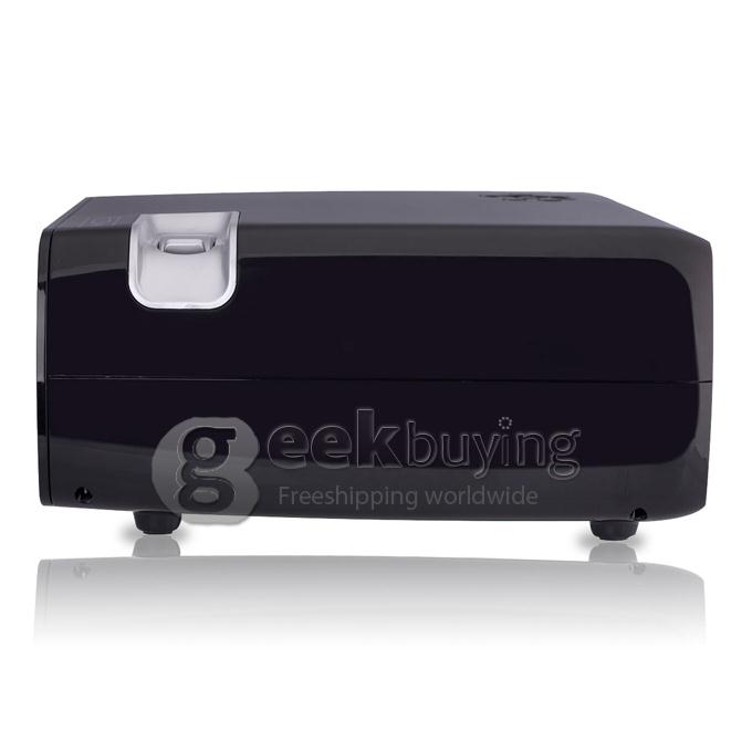 UHAPPY U20 Mini LED Multimedia Projector Portable Projector 60Lux 1080P AV/VGA/USB/SD/HDMI Input For iPhone/iPad - White