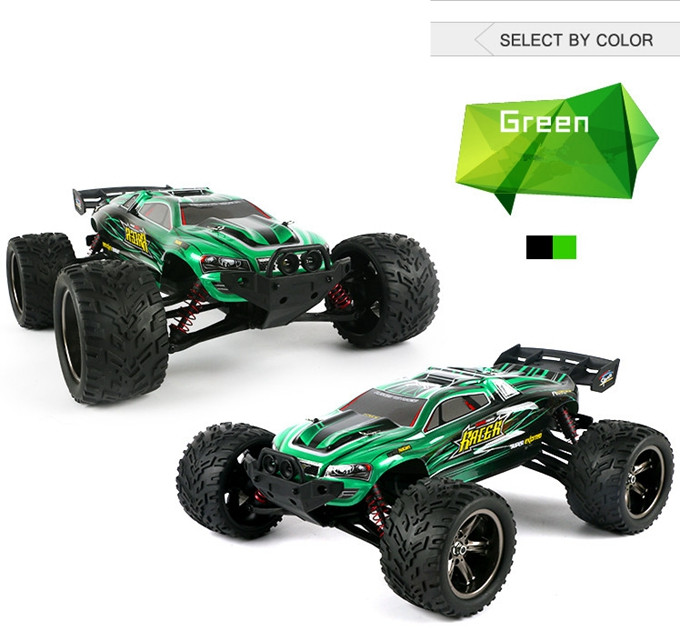 9116 1/12 Brushed RC Monster Truck 2.4GHz 38KM/H High Speed 2WD RTR - Red