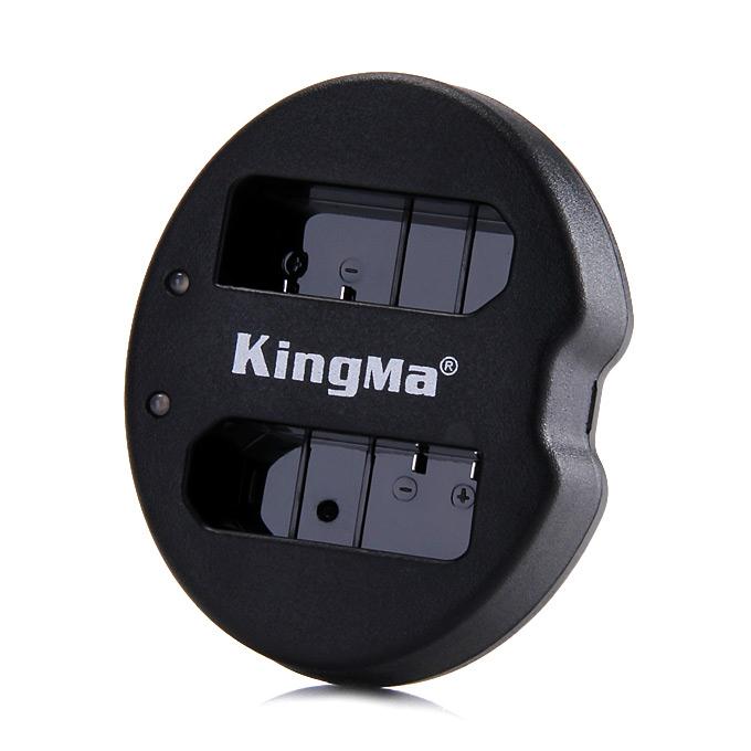 KingMa BM015-ENEL14 Battery Charger for Nikon D3100 D3200 D5100 P7100 P7000 Dual 2-Channel Battery Charger