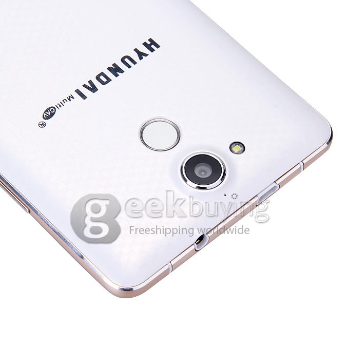 HYUNDAI Q6 Plus 5.5inch 4G LTE Android 4.4 Smartphone 64-bit MTK6732 Quad Core 1.5GHz 1GB 8GB 8.0MP Smart Wake- White