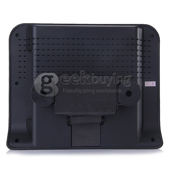 XD9901 9 Inch Digital HD LCD Bracket Car Headrest Monitor CD Games FM DVD Remote Controller Game Pad Function - Black