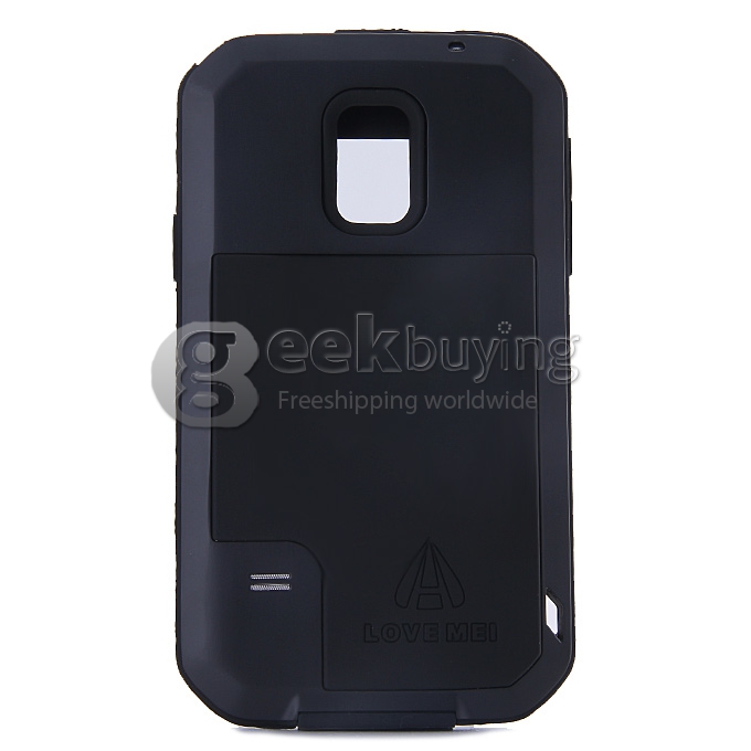 [France Stock]LOVE MEI Weather/Dirt/Shockproof Protective Case for Samsung Galaxy s5 i9600 - Black