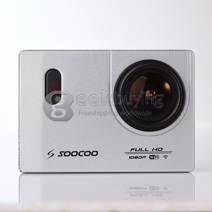 SOOCOO C10 WiFi Action Camera Novatek 96655 1080P 170 Wide Angle Lens Sports HD Camcorder - Silver