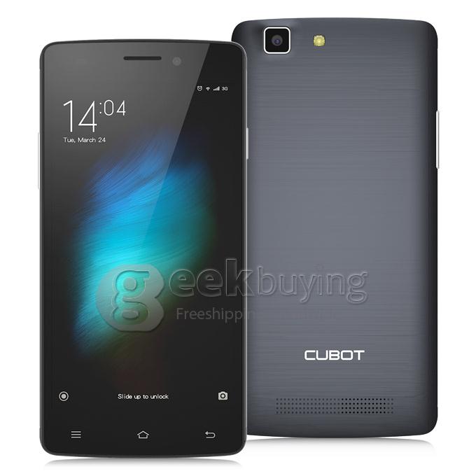 CUBOT X12 5.0inch 64 bit 4G FDD-LTE Android 5.1 Smartphone MTK6735 Quad Core 1GB RAM 8GB ROM 8.0MP IPS Miracast- Black