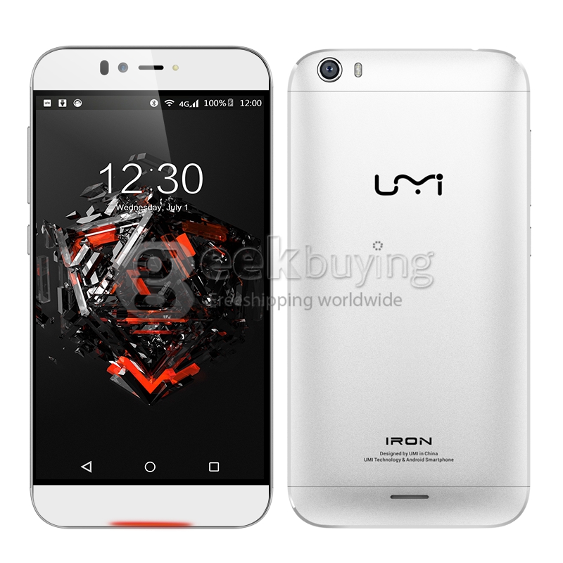 UMI IRON 4G LTE 5.5inch FHD Android 5.1 3GB 16GB Smartphone 64bit MTK6753 Octa Core 1.3 GHz 13.0MP Miracast OTG - Silver