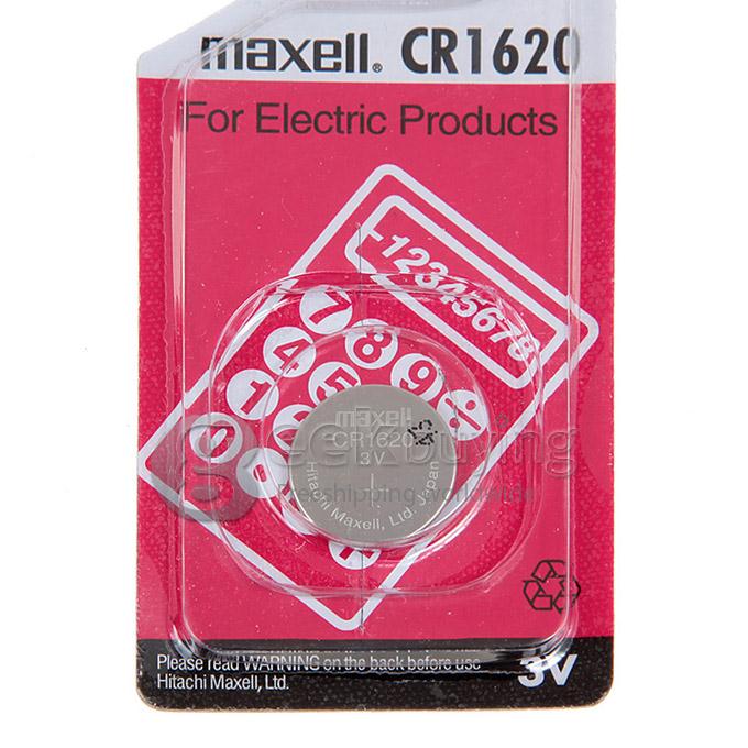 Maxell CR1620 220mAh 3V Lithium Battery with Button Design