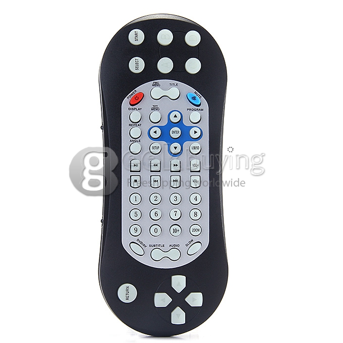 XD9901 9 Inch Digital HD LCD Bracket Car Headrest Monitor CD Games FM DVD Remote Controller Game Pad Function - Black