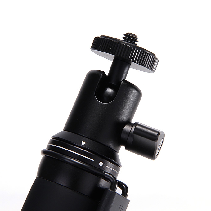 Original XiaoYi Alluminum Alloy Self-Timer Monopod Selfie Stick with Bluetooth Remote Controller For XiaoYi Yi Action Camera - Black