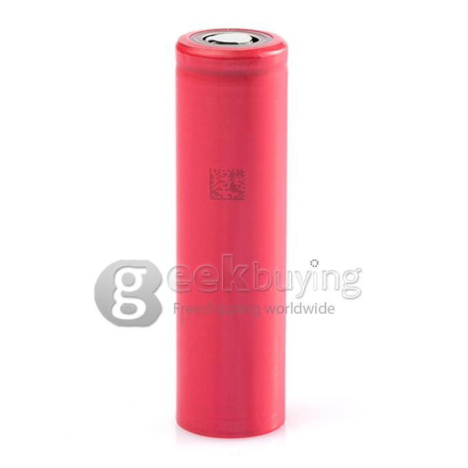 Panasonic Super Max 3.7V 3400mAh Rechargeable 18650 Li-ion Battery w/Protection Circuit(1PC)- Red