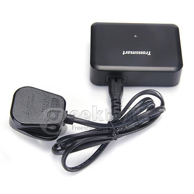 Tronsmart 5 Port 40W 8000mA Speed USB Smart Charger With VoltIQ For iPad iPhone iPod Android Windows Tablets - UK Plug