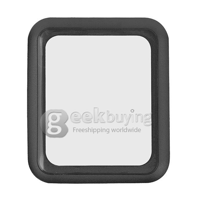 Premium Glass Film 0.2mm Tempered Glass Screen Protector for Smart Watch Apple Watch 42mm - Black