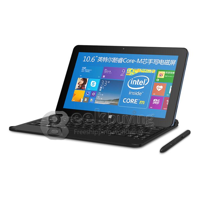 CUBE i7 Stylus Windows 8.1 4GB/64GB Electromagnetic Screen Tablet PC Intel Core-M Dual Core 2.0GHz 10.6 Inch IPS 1920*1080 Bluetooth HDMI OTG WiFi - Black