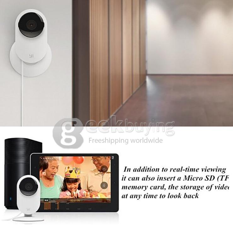 Original Xiaoyi Night Vision Smart HD Camera Wireless Control Mini Webcam for Smartphone PC - White