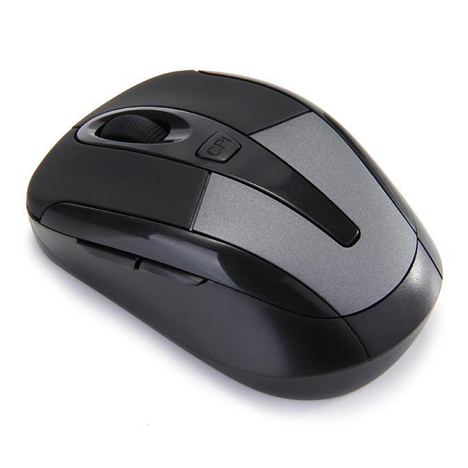 A800 Universal Optical Sensor 2.4GHz Wireless Mouse for Windows Mac OS - Black
