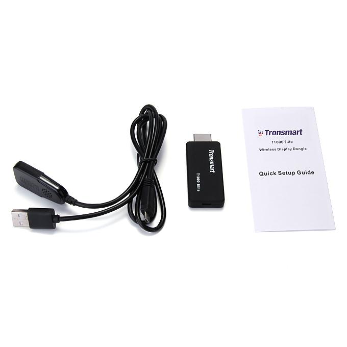 Tronsmart T1000 Elite Linux Wifi Display Dongle AM8252 HDMI 1080P 802.11 b/g/n for Miracast/DLNA/Airplay
