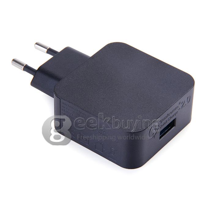 Tronsmart Quick Charge 2.0 18W AC Home Wall Travel USB Charger Fast Charger for Galaxy S6/S6 Edge, Note 4/Edge, Google Nexus 6, HTC M9, Xperia Z3/Z2 , Sharp Aquos Pad/Zeta,Xiaomi - EU Plug