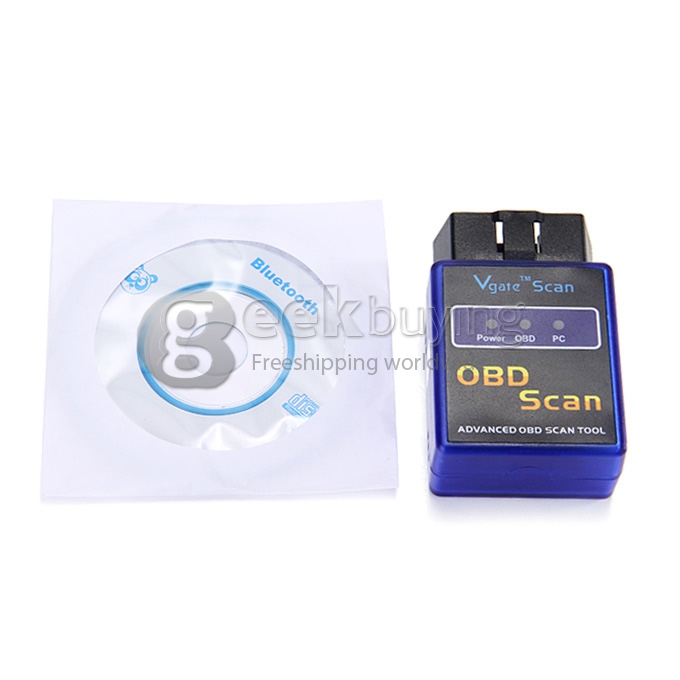 Super Mini ELM327 V1.5 Bluetooth OBD2 OBD-II Car Auto Diagnostic Scanner Tool for Android & Windows Smartphone
