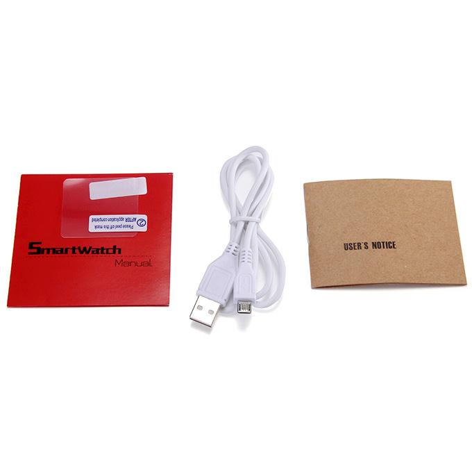 ZF08 Bluetooth Smart Watch with 1.54inch Touch Screen 8GB ROM  2.0MP Camera for Android Smart Phone/Smartwatch - Orange