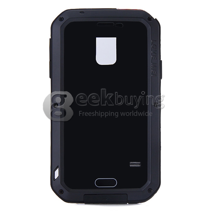 [France Stock]LOVE MEI Weather/Dirt/Shockproof Protective Case for Samsung Galaxy s5 i9600 - Black
