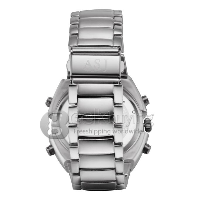 YR WH424 ASJ Multi-function Electronic Men Quartz Sports Watch With LCD Date And Time Display - Black