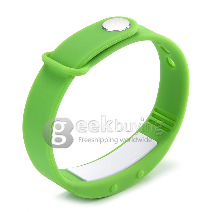 W5 Multifunctional LED USB Smart Bracelet With 3D Pedometer /Sleep Monitor Functions - Green
