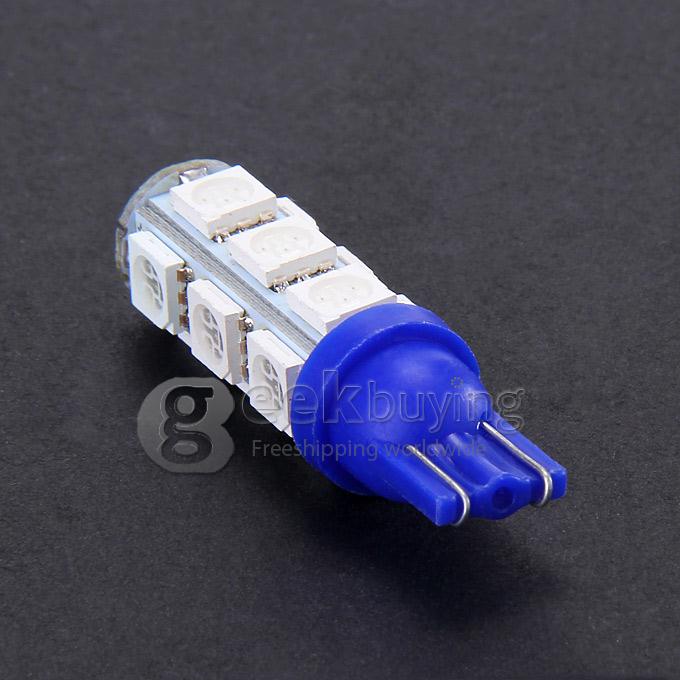 T10 2.5W 270lm 13-SMD 5050 LED Blue Light Car Reading / Indicator Lamp (DC 12V ) - Blue