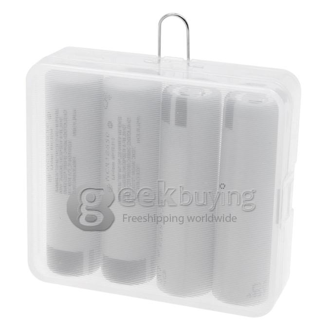 Panasonic Super Max 3.7V 2900mAh 18650 Rechargeable Li-ion Battery w/ Protection Circuit(4 PCS)- Gray