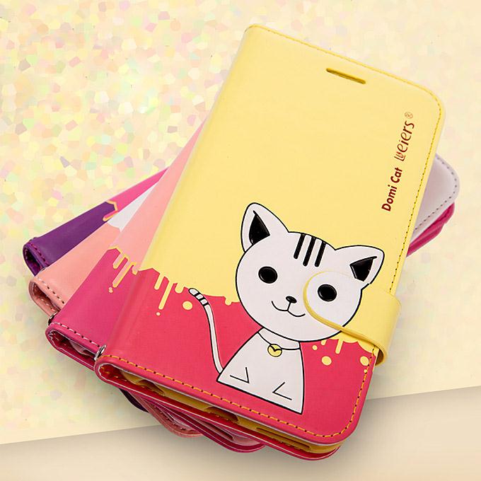 [Wholesale] 10pcs Leiers Domi Cat TPU Leather Case Protective Cover for Apple iPhone 6 Plus 5.5inch - Yellow