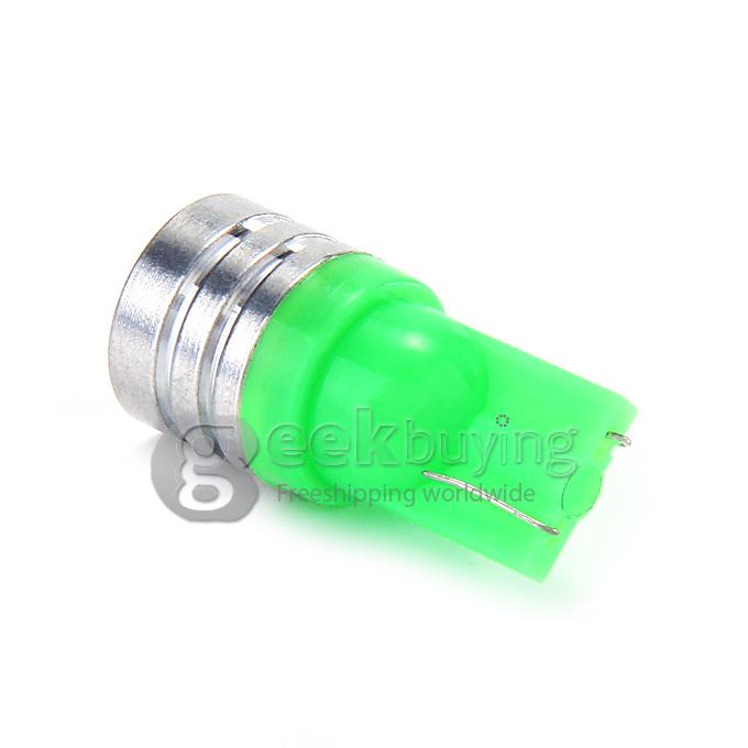 T10-1W 100lm 1-LED Green Light Car Reading / Clearance / Instrument / Indicator Light - Green