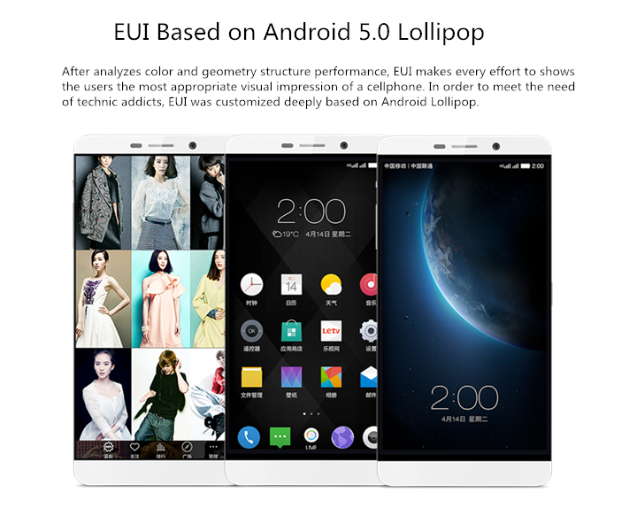 [Package B]LeTV One LeTV x600 /s1 /Le 1 Superphone 5.5 inch FHD 4G LTE Android 5.0 3GB 16GB Smartphone(White) + Soft Case(Transparent) + Tempered Glass