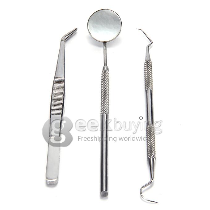 Stainless Steel Dental Instruments Mouth Mirror Explorer Plier